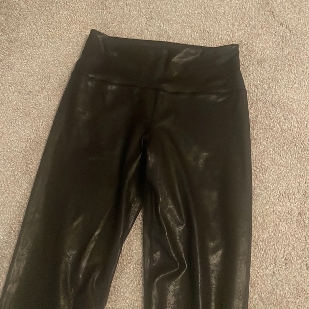 Aerie Faux Leather Leggings - large long